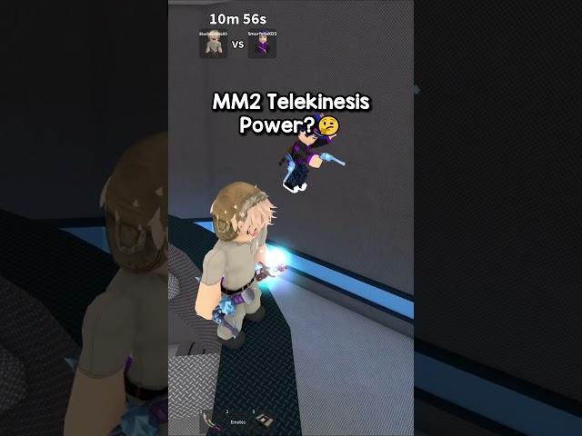 MM2 Telekinesis Power?? #roblox #shorts