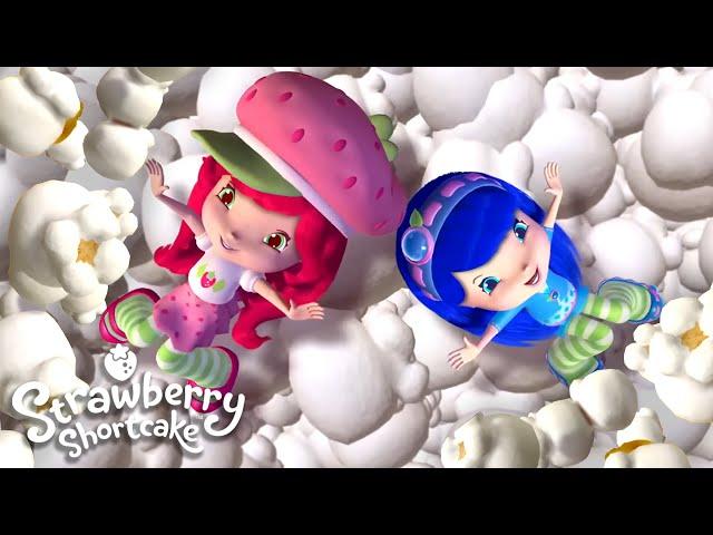 GIANT POPCORN EXPERIMENT  Strawberry Shortcake  Berry Science Compilation