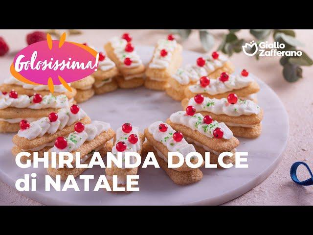 GHIRLANDA DOLCE di NATALE con PAVESINI