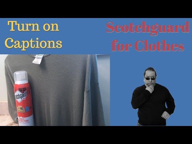 Seth's Travel Tips: Scotchguard For Clothes New Captions!