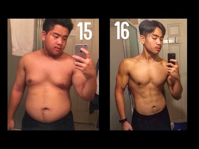 1-2 Year Weight Loss Transformation (15-16) Teenager Alex Ho