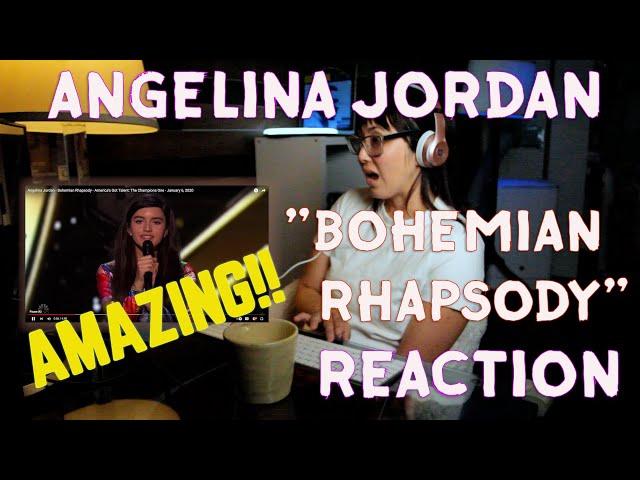 First Time Hearing ANGELINA JORDAN REACTION - BOHEMIAN RHAPSODY