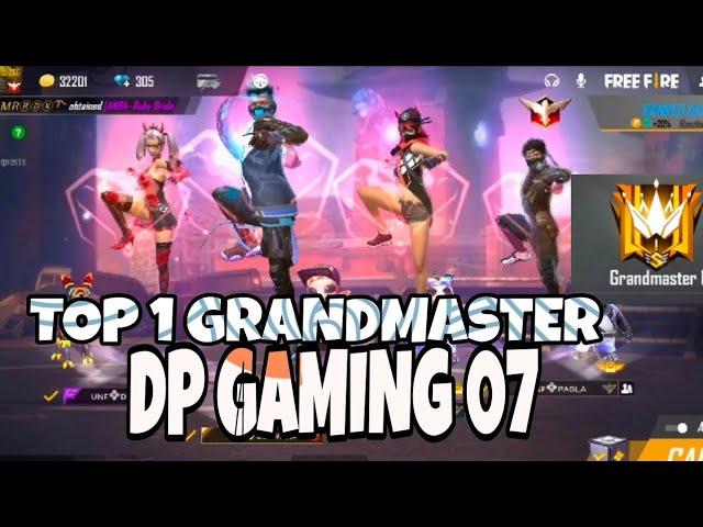 happy moment ️Top 1 GRANDMASTER  jassi Gaming consoles️ Dp-Gaming07 gareena freefire