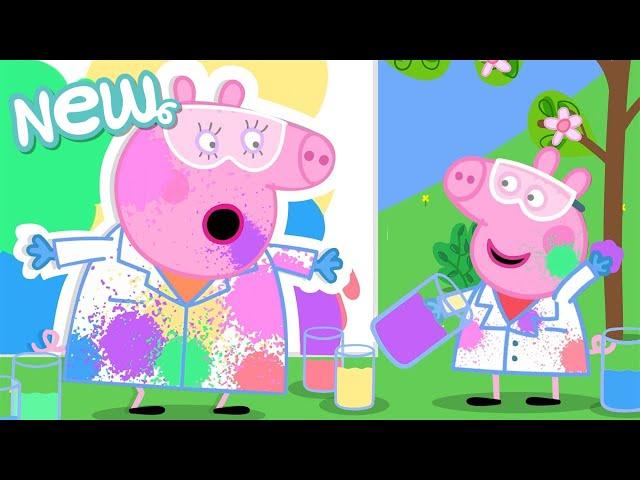 Peppa Pig Tales  BIG Paint Powder Party!  BRAND NEW Peppa Pig Episodes