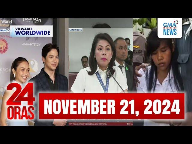 24 Oras Express: November 21, 2024 [HD]