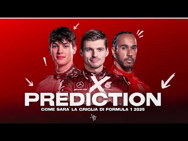 COME SARA’ la griglia di FORMULA 1 2025? - PREDICTION