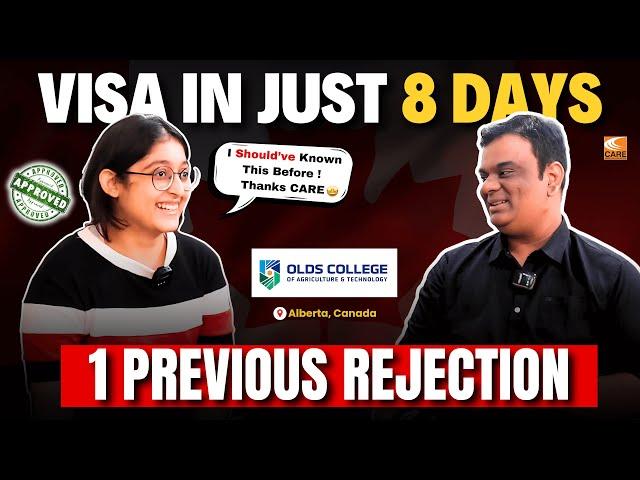 Canada Student Visa in JUST 8 DAYS!  Success Story After 1 REJECTION – You Won’t Believe How!