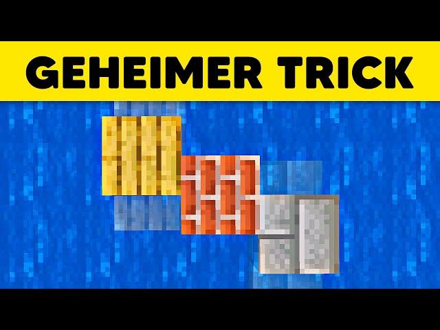 30 Minecraft HACKS die du SOFORT wissen musst!