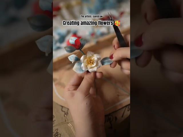 Creating amazing flowers #art #artist #creative #creator #flower #viralvideo #short