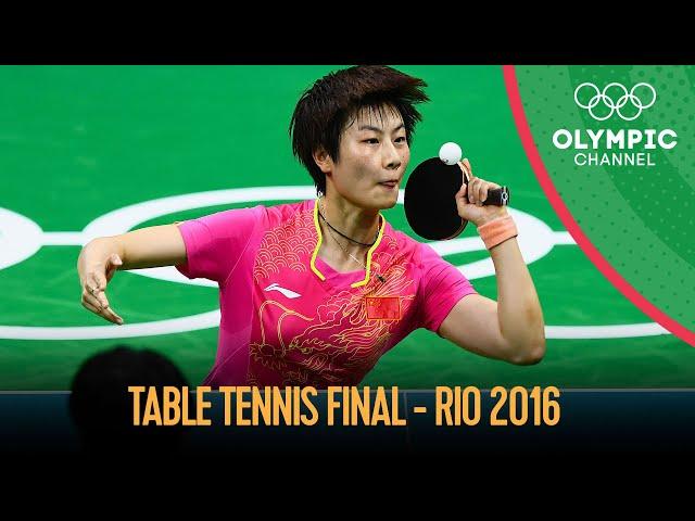 Women's Singles Table Tennis - Full Gold Medal Match | Rio 2016 Replays