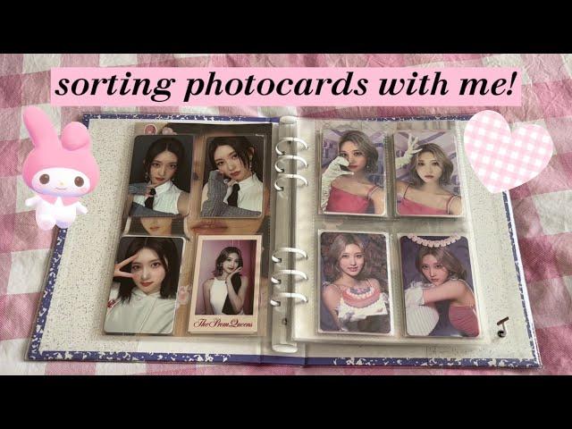 storing + organizing ive photocards ⊹ gaeul & leeseo