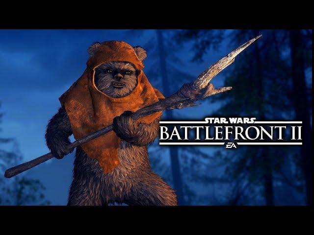 Star Wars Battlefront 2 - Funny Moments #12 Ewok Hunt