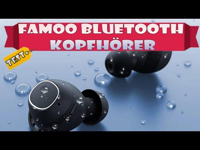 FAMOO Bluetooth Kopfhörer in Ear Test Review 42 Stunden Spielzeit mit Ladeetui LED-Anzeige Comfort