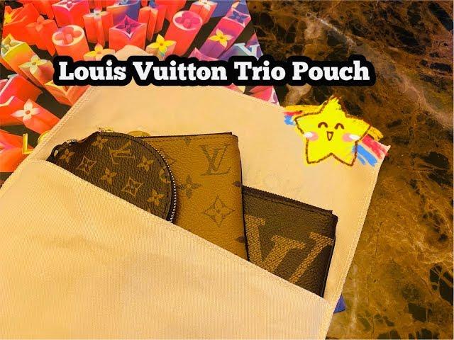 New Release Louis Vuitton Trio Pouch! Super cute