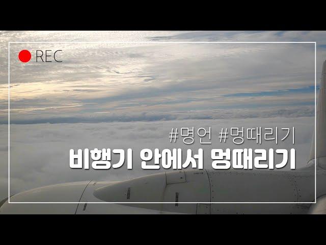 2021년 제주, 비행기 안에서 멍때리기