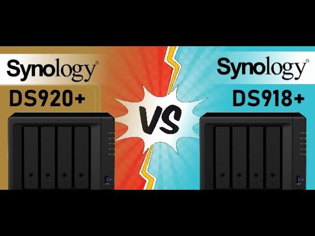 Synology DS920+ vs DS918+ NAS Comparison