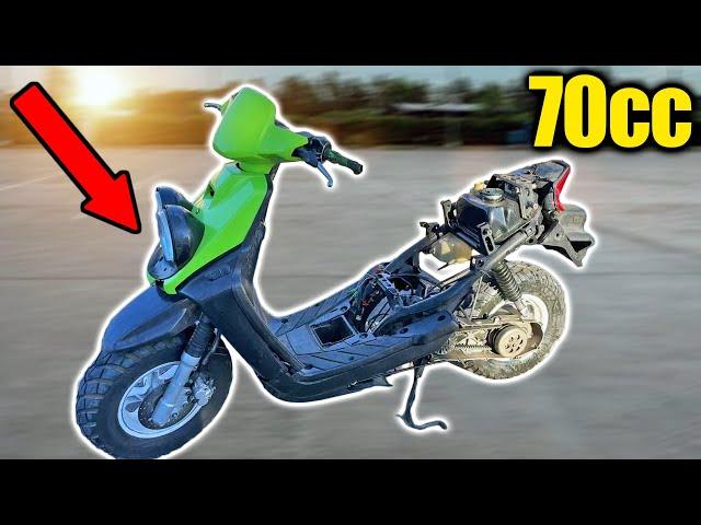 Ultimate Cheap Stunt Scooter Build | 70cc Bugeye Zuma