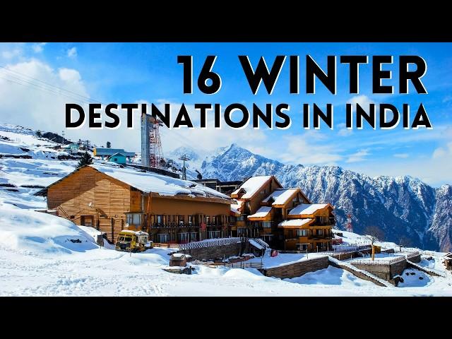 Top 16 places to visit in Winter | Winter destinations in India | Snowfall | New Year