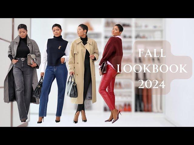 FALL LOOKBOOK | CASUAL CHIC OUTFIT IDEAS 2024 | ama loves beauty