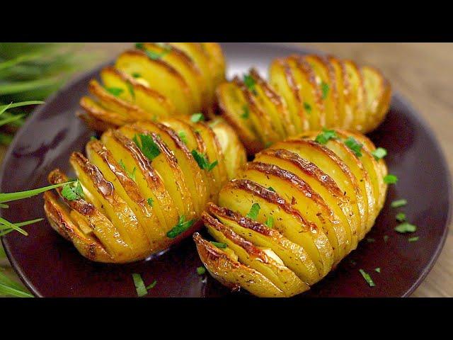 Potatoes with garlic and butter in the oven. Very tasty and easy!