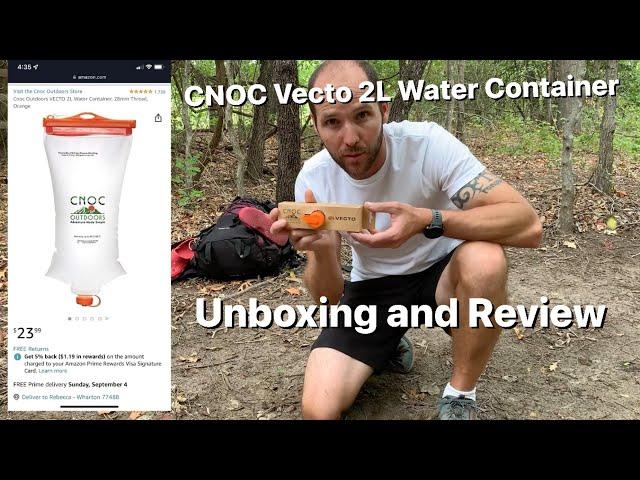 CNOC Outdoors Vecto 2L Water Container Review and Unboxing