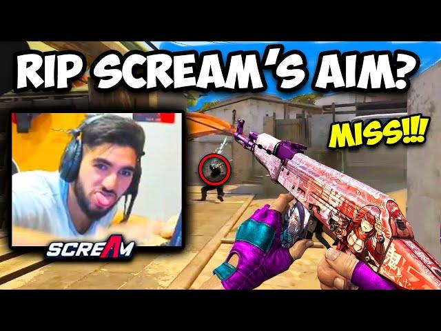 SCREAM IS BACK IN CSGO BUT VALORANT RUINED HIS AIM? CS:GO Twitch Clips
