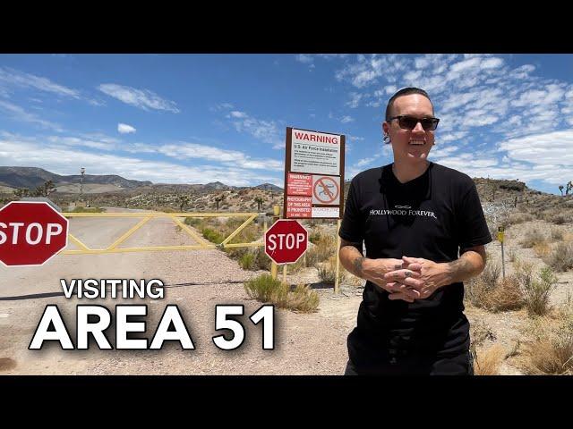 Visiting Area 51...and Chasing The Camo Dudes In The Desert   4K