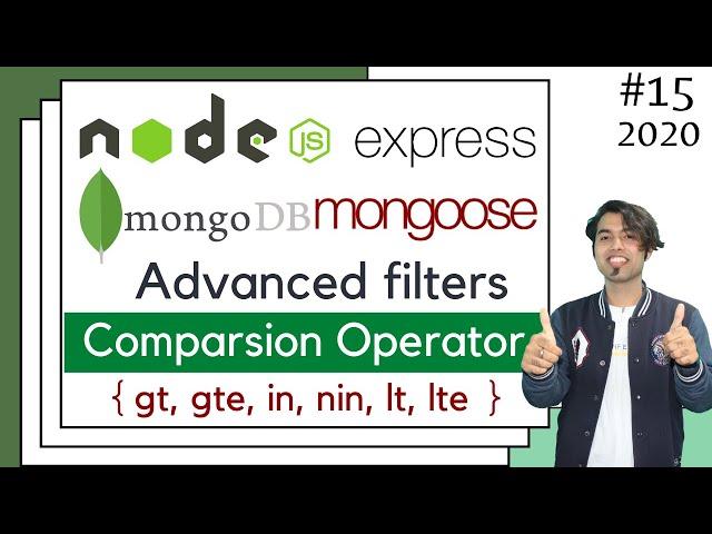  #15: MongoDB Comparison Query Operators using Mongoose and Node(Express JS) in Hindi in 2020