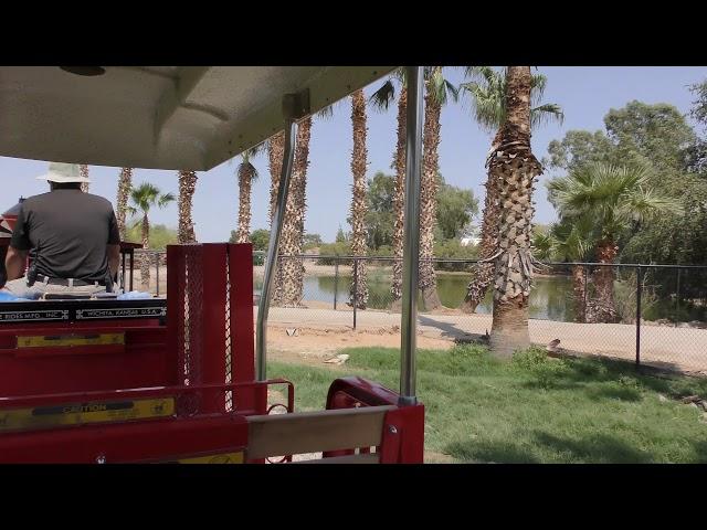 Wildlife World Zoo African Safari Train Ride Complete with Narration Onboard POV Litchfield Arizona