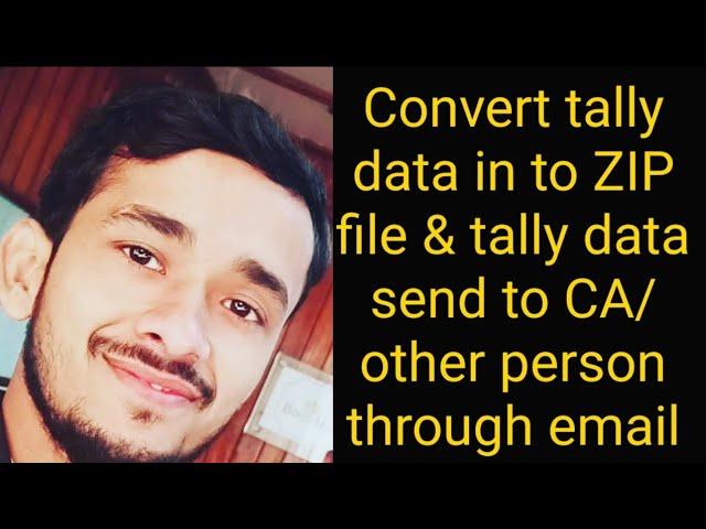 (7)How to convert tally data in to ZIP file|| How to send  tally data  through email to CA/ other