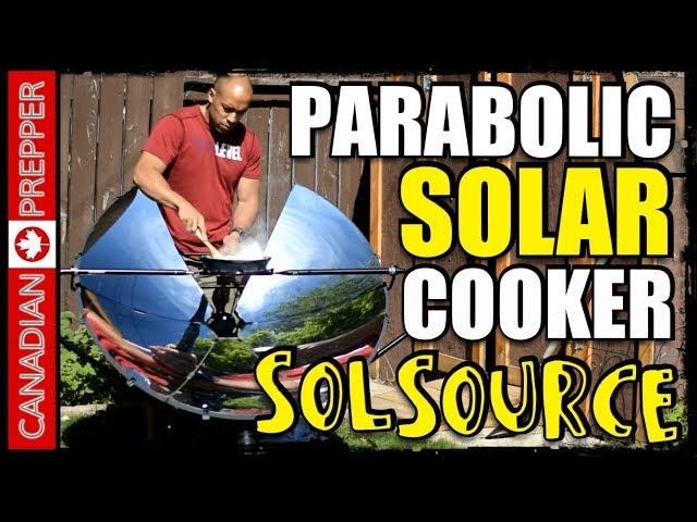 Cooking with the Sun: SolSource Parabolic Solar Cooker