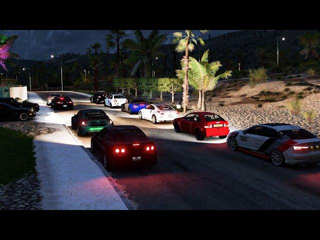 Forza Horizon 5 | TX2K $10MILL CASH DAYS STREET DRAG RACING / RX7 / EVO / AUDI & MORE