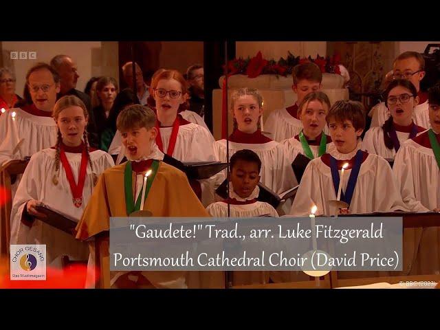 "Gaudete!" Trad., arr. Luke Fitzgerald | Portsmouth Cathedral Choir (David Price)