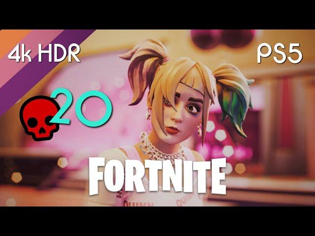 FORTNITE Battle Royale HARLEY QUINN Skin Showcase BEFORE YOU BUY PS5 Gameplay 4K HDR 60 FPS