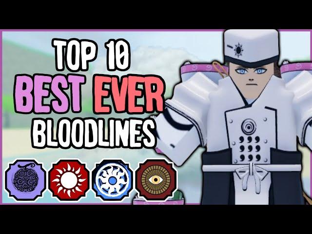 Top 10 BEST EVER Shindo Life Bloodlines | Shindo Life Bloodline Tier List