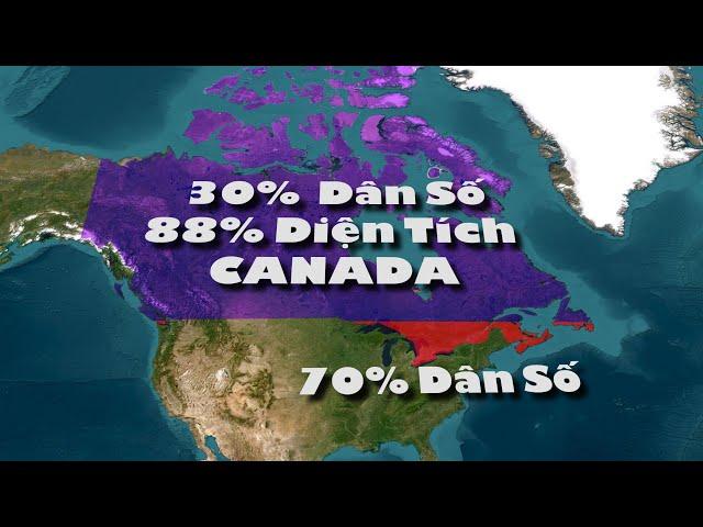 Tại Sao 50% Dân Số Canada Lại Sống ở Phía Nam So Với Người Hoa Kỳ?