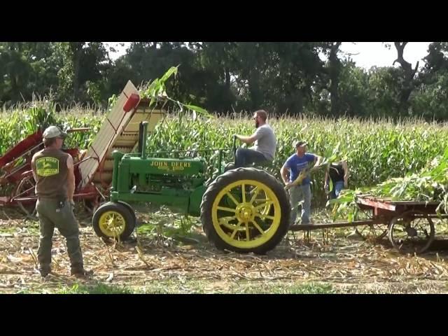 Very Old Farm Machinery In Operation