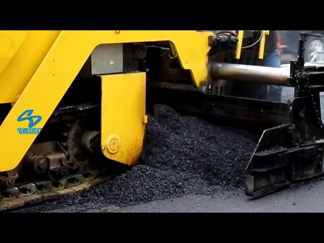 How Asphalt Finisher NIIGATA Working for New Aphalt Layer