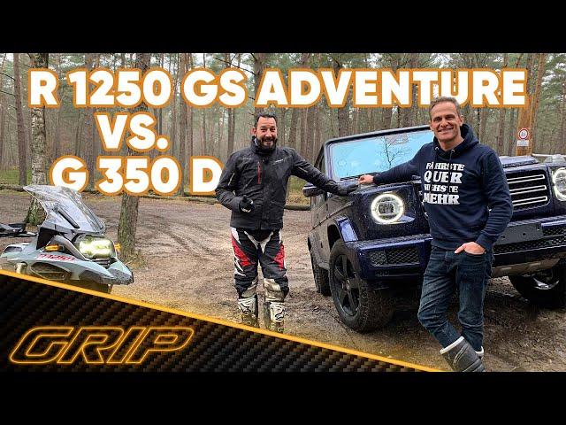 Auto   vs.  ️ Motorrad: Challenge mit Offroad-Ikonen | GRIP