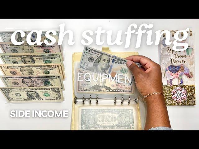 SIDE INCOME CASH ENVELOPE STUFFING | SMALL BUSINESS | BUDGET WITH ME | MONETS MONEY