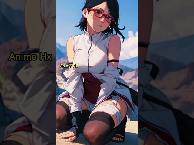 sexy Adult Sarada Uchiha Anime Boruto Naruto #sexy #boruto #saradauchiha #animegirl #animeedit