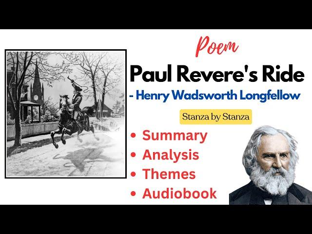 Paul Revere's Ride Poem Summary & Analysis #poem #poetryanalysis
