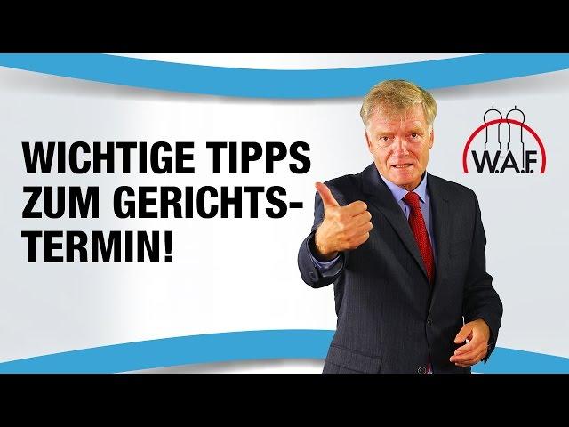 Gerichtstermin am Arbeitsgericht: Die wichtigsten Tipps | Betriebsrat Video