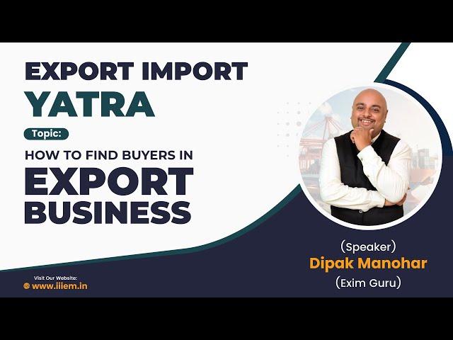 How to Find Buyer in Export Business ?