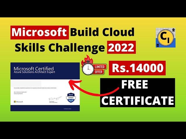 Microsoft Build Cloud Skills Challenge 2022 | Free Microsoft Certification voucher | Course Intern