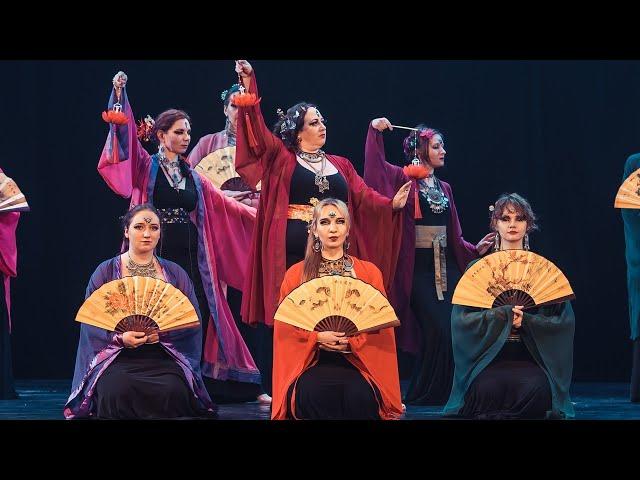 Sirin Tribe - Chinese style Tribal bellydance with Fan & Luminous lotuses @ Dance Metamorphosis 2024