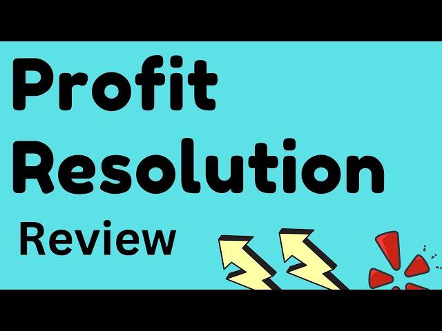 ProfitResolution Review  11-Premium Apps For the Price of One  Recommended 