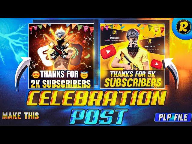 🟡 [PLP] FREE FIRE CELEBRATION POST PLP FILE || COMMUNITY POST PLP FILE 🟡 || #freefire #naviyafx #ff