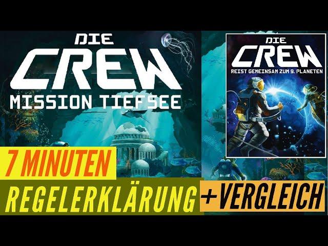 Die Crew Mission Tiefsee - Regeln - Aufbau - Erklärung - Anleitung - Kartenspiel + Vergleich