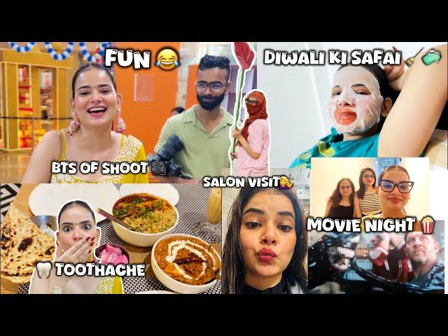 Weekly Recap with Chhavi Part-3 / Fun& Diwali ki Safai / BTS of Shoot & Movie Date &Life Updates